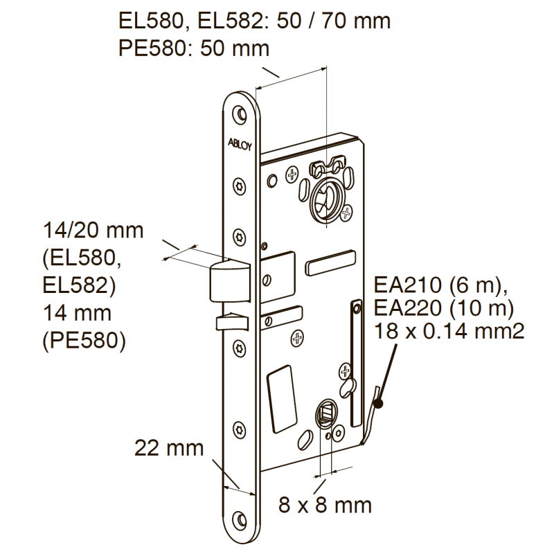 Замок электромеханический Abloy (Аблой) EL580