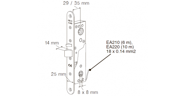 Abloy el482 схема подключения