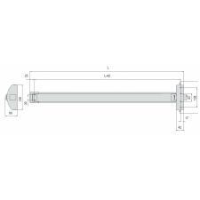 Комплект накладной антипаники CISA c Fast-Touch