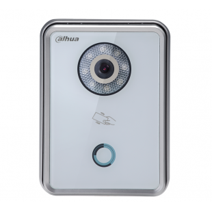 DHI-VTO6210BW Dahua - Одноабонентская вызывная видеопанель с встроенным считывателем карт Mifare 1 MP CMOS IP камера