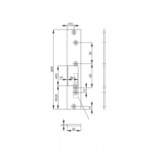 FK Local by prolocks Запорная планка из нержавеющей стали