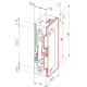 Basic-XS RR Easy Adapt электрозащелка с регулируемым радиусным язычком 10-24 V AC/DC НЗ для дверей с притвором