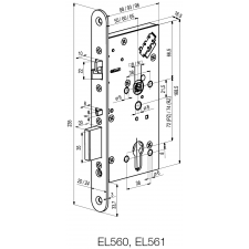 EL561 электромеханический замок