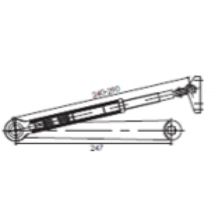 Рычажная тяга с ФОП для дверного доводчика F83