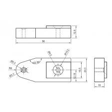 Комплект 2шт. для установки скользящего канала IF96 3-6 в профильную (пустотелую) дверь