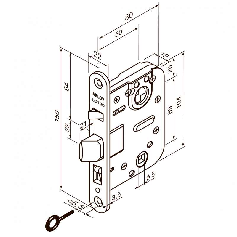 Корпус цилиндрового замка. Abloy lc100. Abloy lc100 замок. Замок Abloy lc291. Замок врезной Abloy lc306.