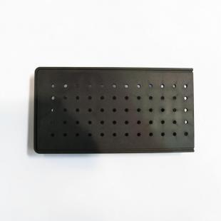 Торцевые крышки (2шт) H=100мм, пластиковые черные 4000034