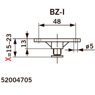 52004705 BZ-I крепежные элементы для регулировке по высоте для G 96 N20, EMF, GSR