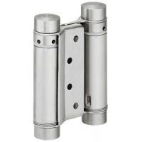 Петля для маятниковых дверей весом до 15 кг, толщина двери 18-25 мм материал сталь никелированная (к-кт 2 шт.)