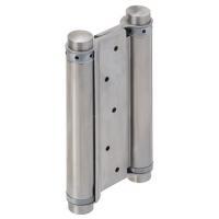 Петля для маятниковых дверей весом до 70 кг, толщина двери 45-50 мм материал сталь никелированная (к-кт 2 шт.)