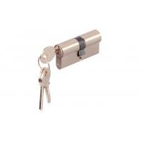 Профильный цилиндр Hafele Startec с ключом и вертушком 30,5/30,5 мм, никель полированный