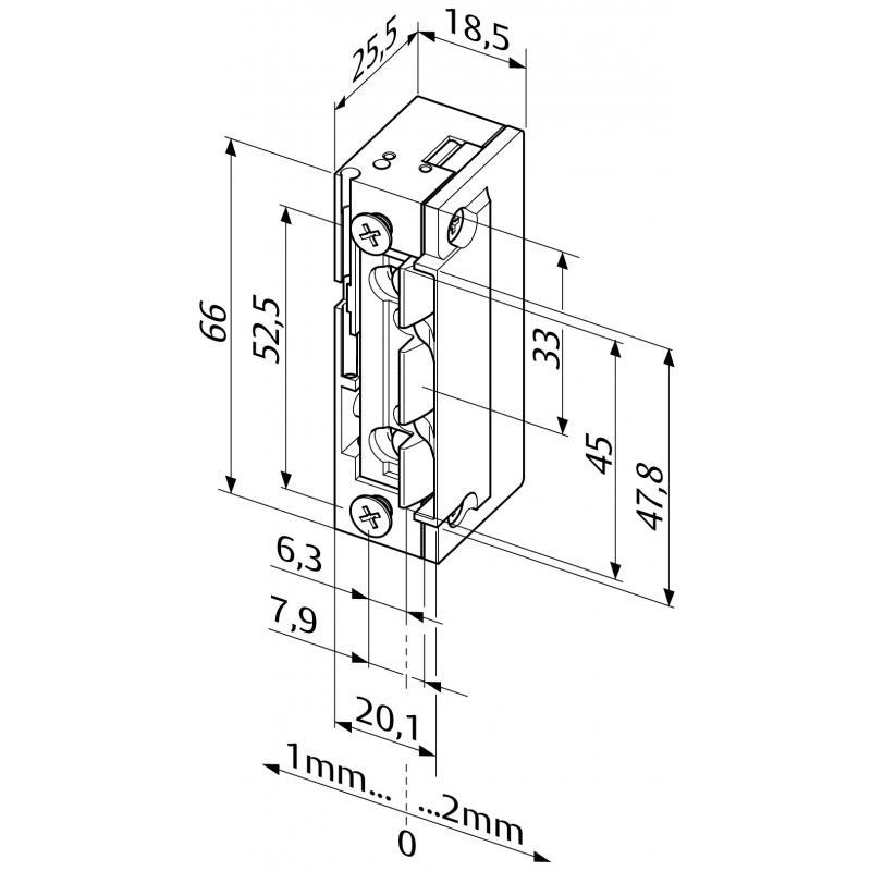 Effeff assa abloy защелка