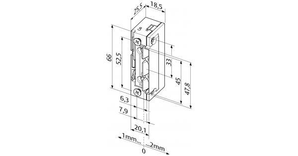 Электромеханическая защелка effeff 118e 13