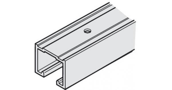 Ходовой профиль для дверей шкафа купе