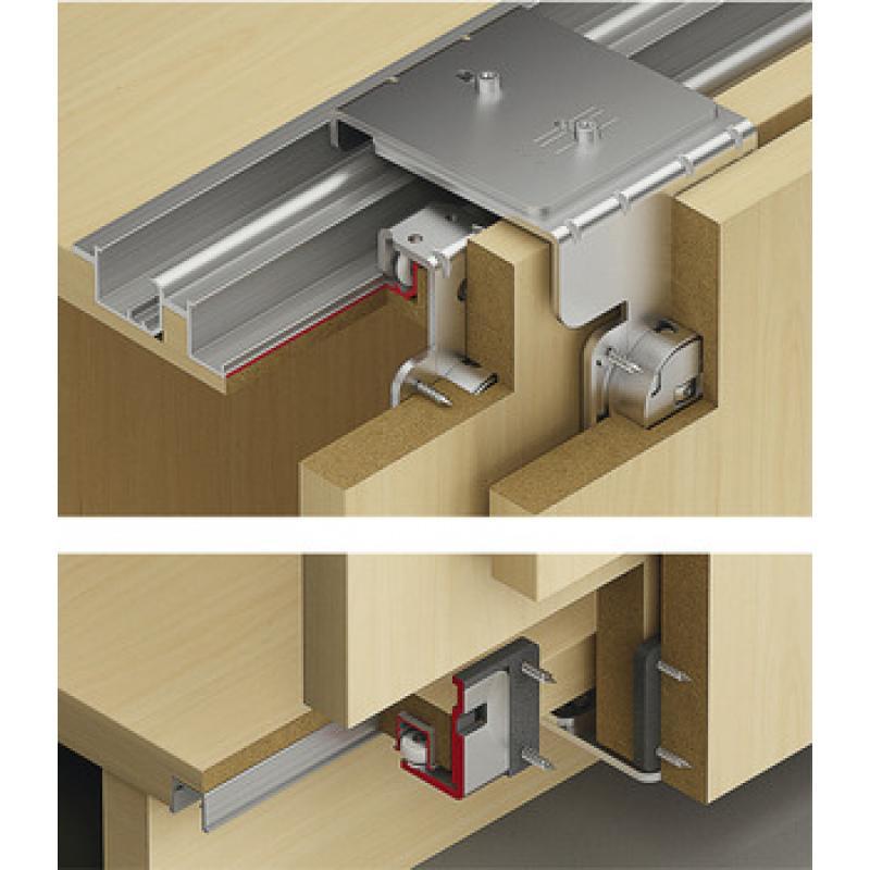 Механизм для раздвижных дверей в шкаф