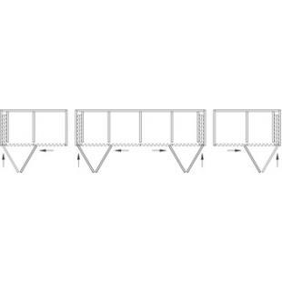 Комплект фурнитуры Hawa-Folding Concepta 25, для 1 двойной двери высотой 1851-2600 мм, левый