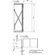 Комплект фурнитуры Hawa-Folding Concepta 25, для 1 двойной двери высотой 1851-2600 мм, левый