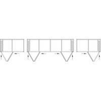 Комплект фурнитуры Hawa-Folding Concepta 25, для 1 двери высотой 1250-1850 мм, правый