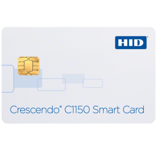 HID 401150F. Контактная смарт-карта Crescendo C1150 (PKI +iCLASS +MIFARE)