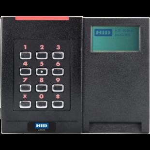HID 928NFNTEK000TE. Биометрический считыватель отпечатка пальца iCLASS SE RKLB40 с клавиатурой и ЖК-экраном  (SIO +iCLASS)
