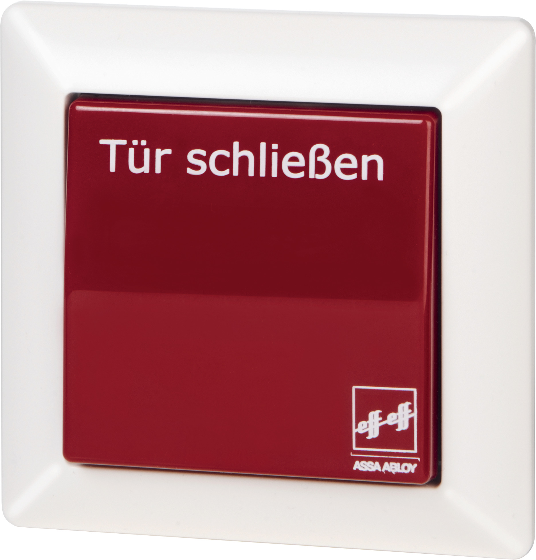 Встраиваемая пусковая кнопка 1317-10  Встраиваемая кнопка прерывателя красного цвета с надписью „Закрыть дверь“. Для управления элементами замка, для разблокировки которых необходимо снять напряжение, а именно удерживающих магнитов, электромеханических защелок, а также ручного переключателя/регулятора защитных систем. Выключатель перекидного типа