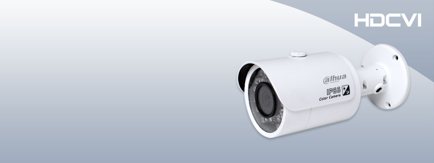 Цилиндрическая водонепроницаемая камера 1 Мп 720р HDCVI с ИК-подсветкой HAC-HFW1100SP
