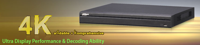 DHI-NVR4416-4K 16 - канальный IP видеорегистратор, Н.264, H265 12Mp/8Mp/6Mp/5Mp/4Mp/3Mp/1080P/ 720P/ D1