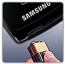 Электронный дверной замок Samsung SHS-2320 Shark открывается по рф карте